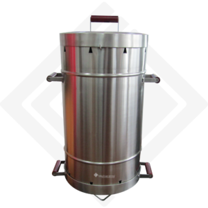 Asador de Barril en Acero Inoxidable Grande